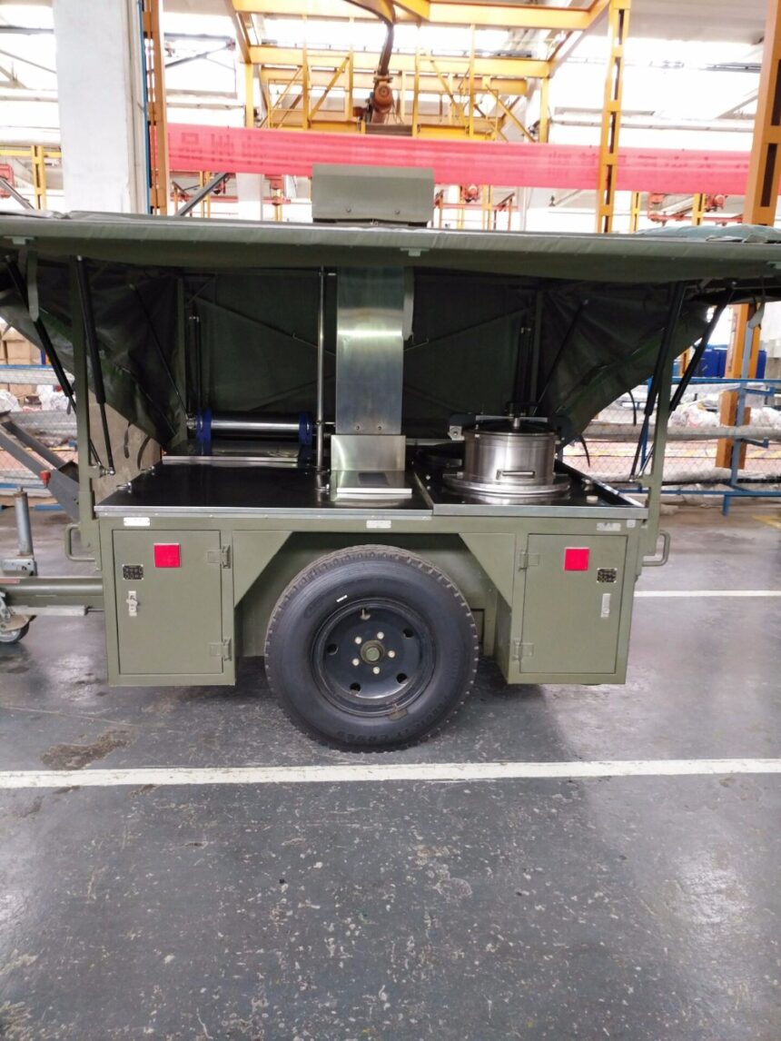 mobile cooking kitchen trailer army mobile field kitchens military ...